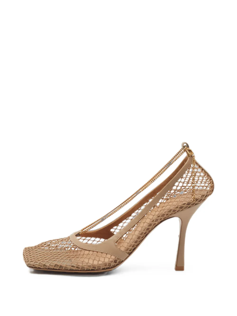Bottega Veneta Pre-Owned Stretch mesh heeled pumps - Toni neutri