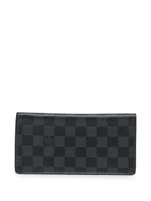 Louis Vuitton Pre-Owned Brazza Damier Graphite wallet