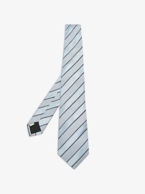 Valentino Garavani Pre-Owned corbata con rayas diagonales estampadas