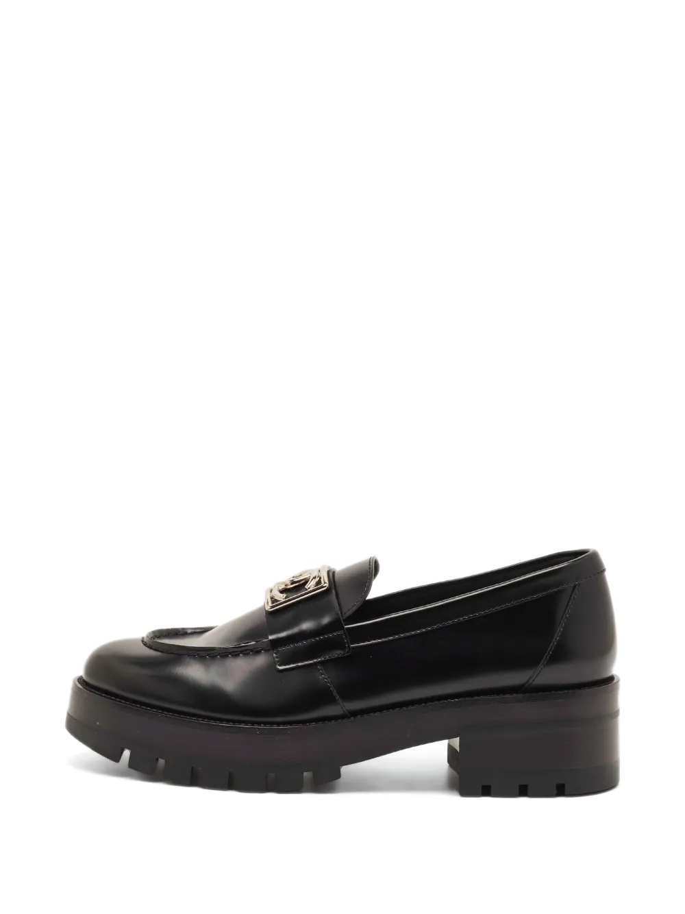 CHANEL Pre-Owned CC-logo loafers - Schwarz