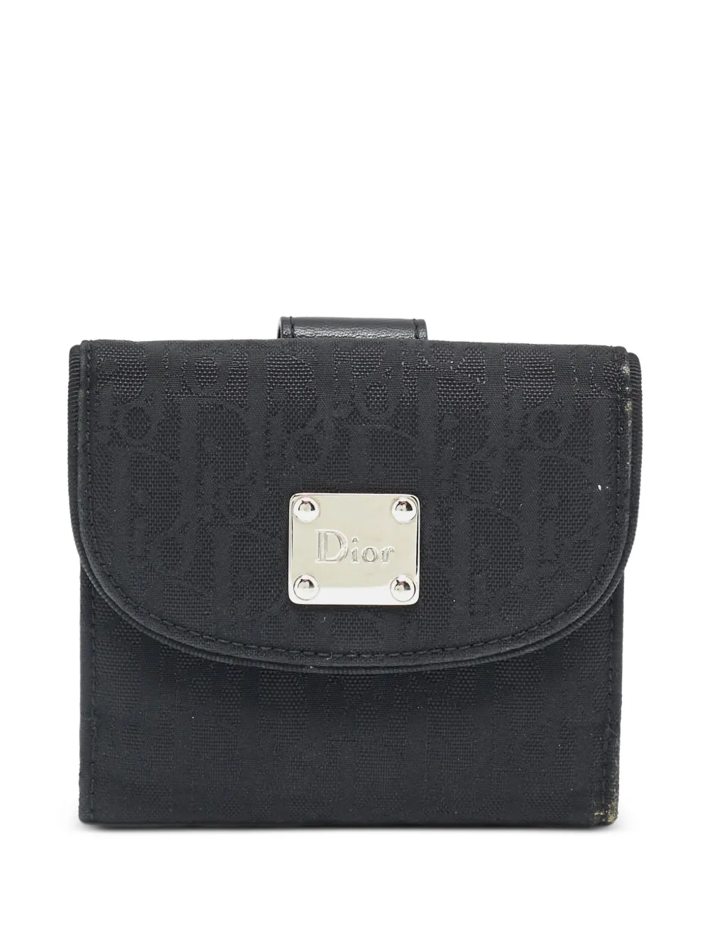 Christian Dior Pre-Owned 2006 logo-plaque wallet - Nero