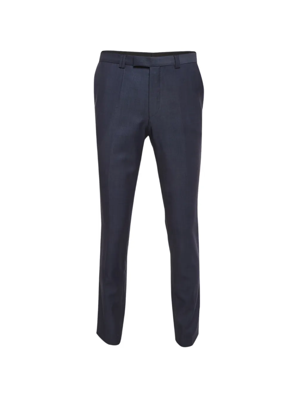 BOSS GREEN HUGO BOSS textured-wool tailored trousers - Blu