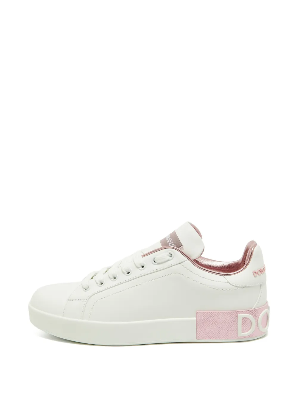 Dolce & Gabbana Pre-Owned Sneakers Portofino con logo DG - Bianco