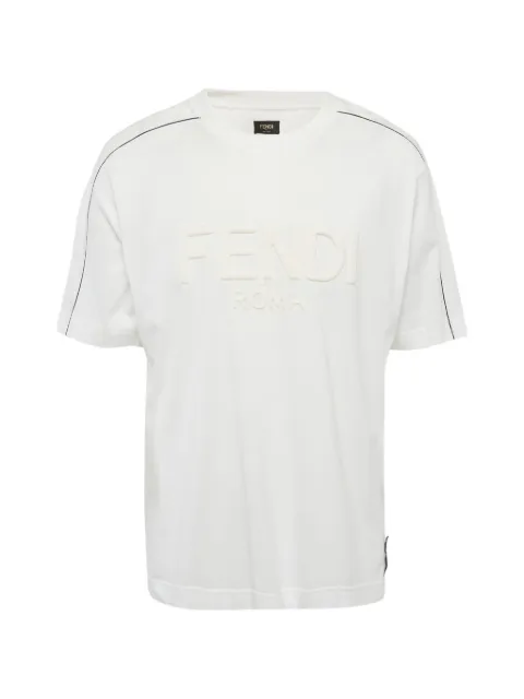 Fendi Pre-Owned logo-embossed T-shirt