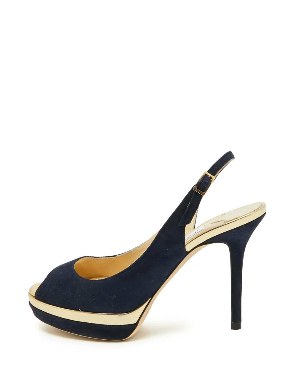 Jimmy Choo Pre-Owned Slingback-Pumps mit Peeptoe - Blau