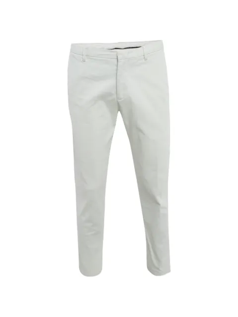 Emporio Armani Pre-Owned cotton drill trousers