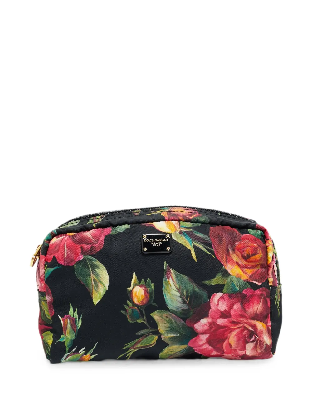 Dolce & Gabbana Pre-Owned Trousse make up con stampa - Nero