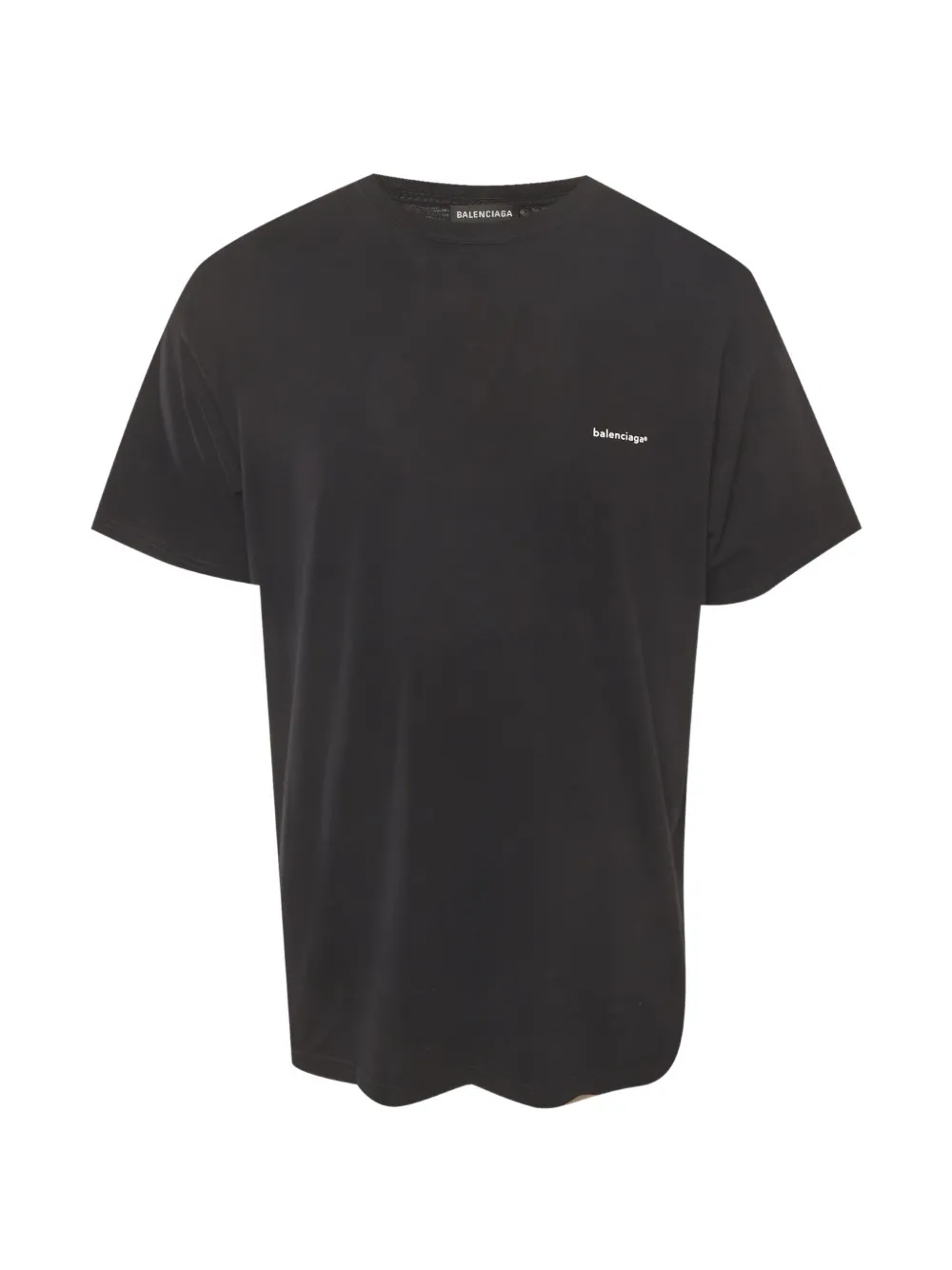 Balenciaga Pre-Owned logo-print oversized T-shirt - Nero