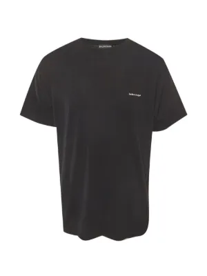 Balenciaga Pre-Owned Music Archive Distressed T-shirt | Black