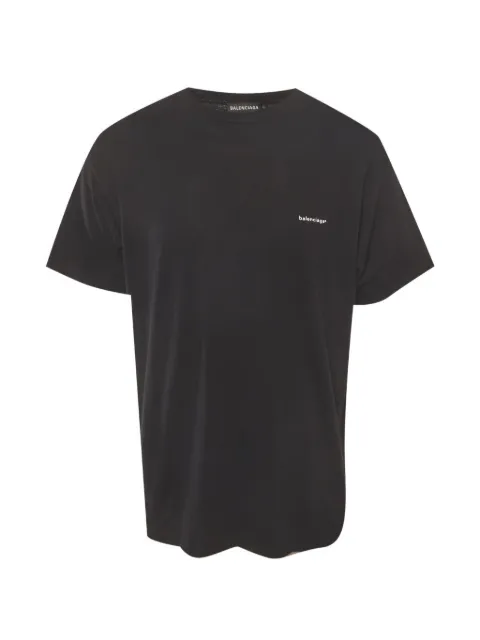 Balenciaga Pre-Owned playera oversize con logo estampado