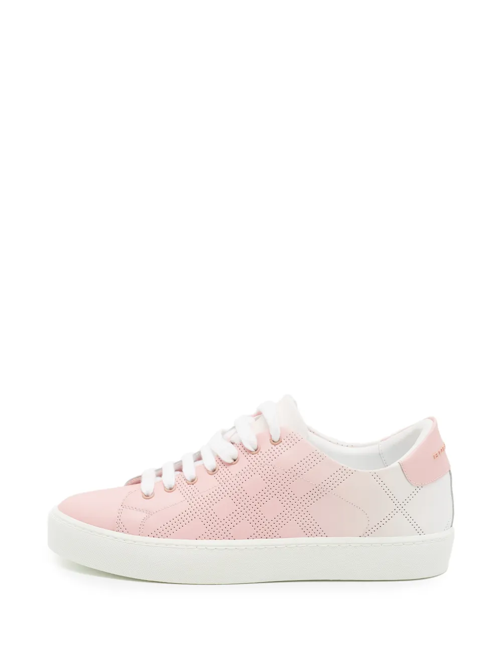 Burberry Pre-Owned Westford perforated sneakers - Rosa