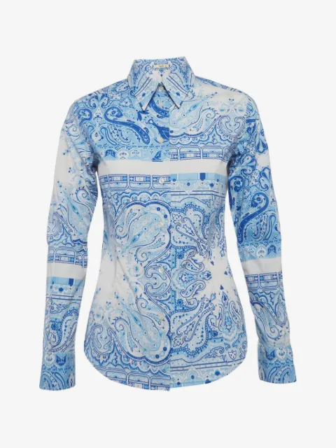 Etro Pre-Owned Paisley-print long-sleeve shirt