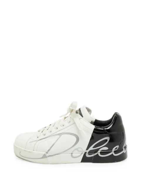 Dolce & Gabbana Pre-Owned Portofino logo sneakers
