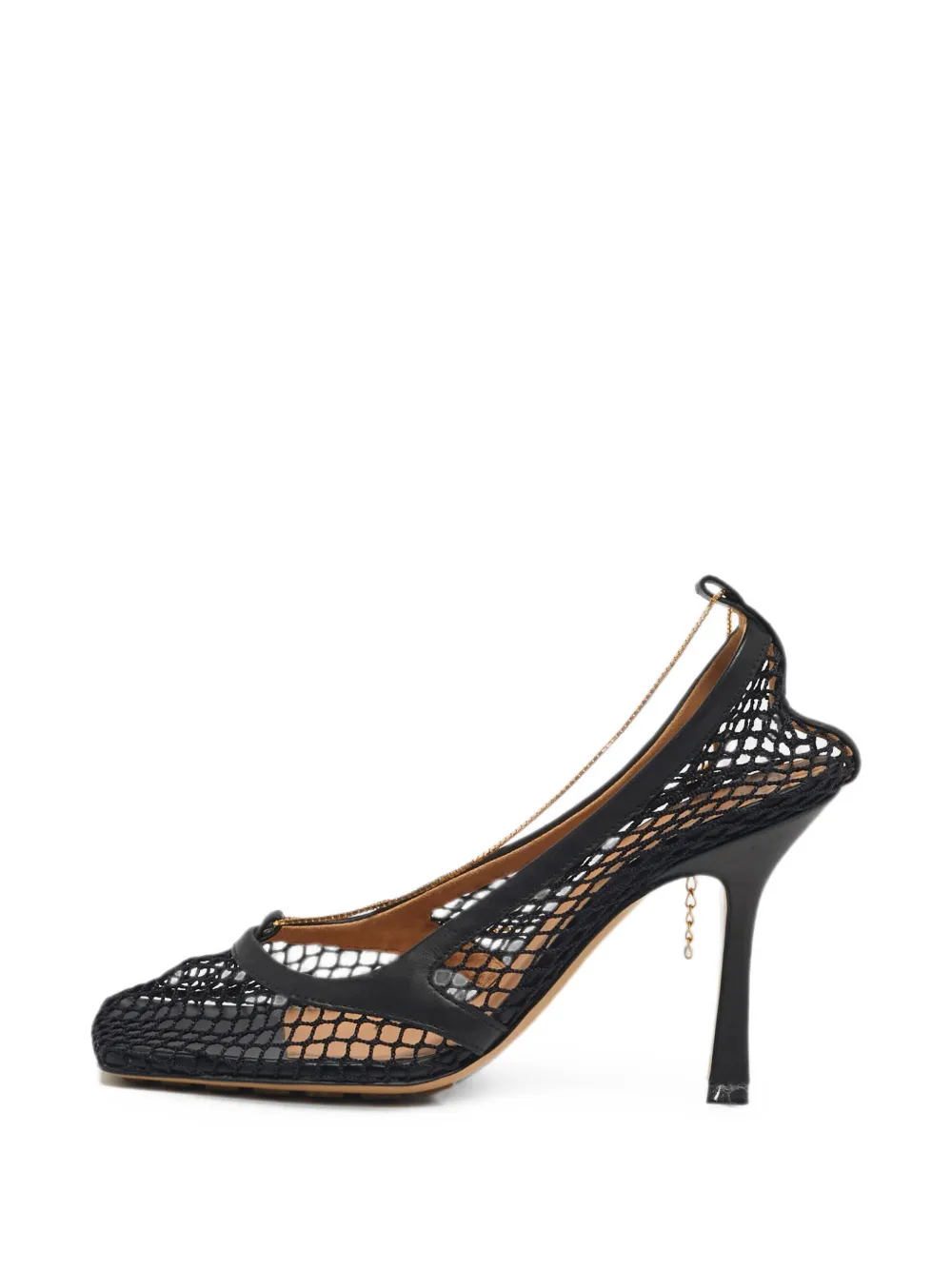 Bottega Veneta Pre-Owned Pumps in rete con tacco - Bianco
