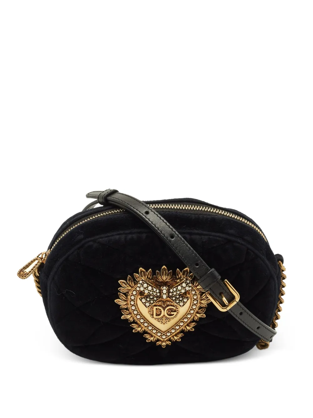 Dolce & Gabbana Pre-Owned Borsa a tracolla Devotion matelassé - Nero