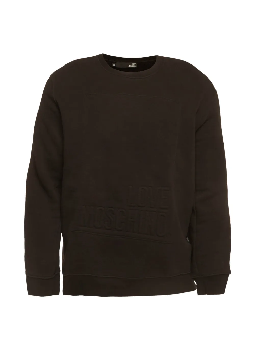 Love Moschino logo-embossed sweatshirt - Nero
