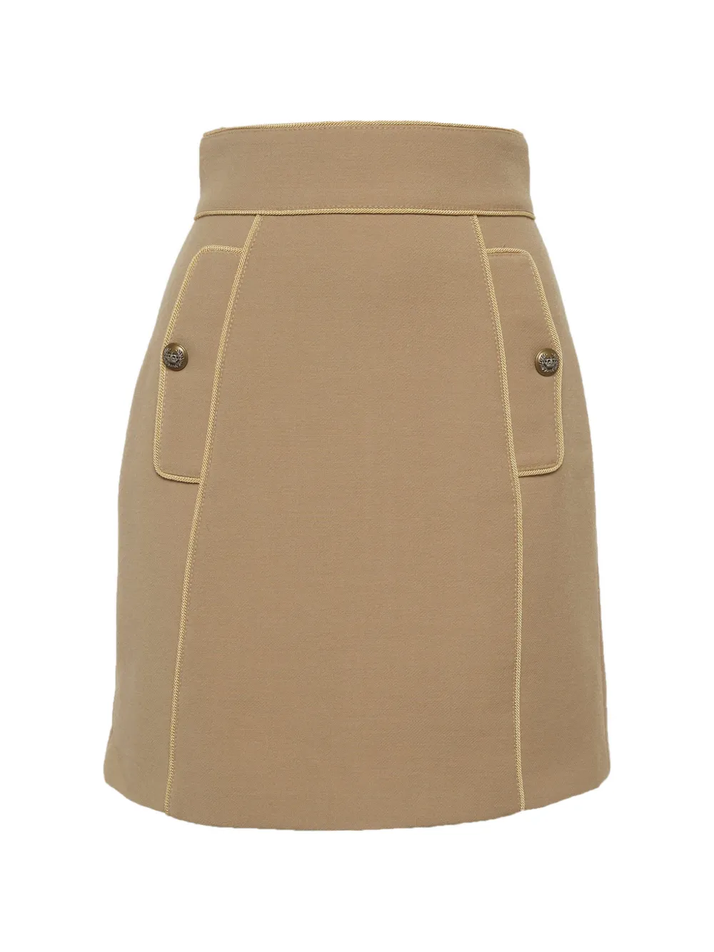 Dolce & Gabbana Pre-Owned flap-pocket mini skirt - Toni neutri