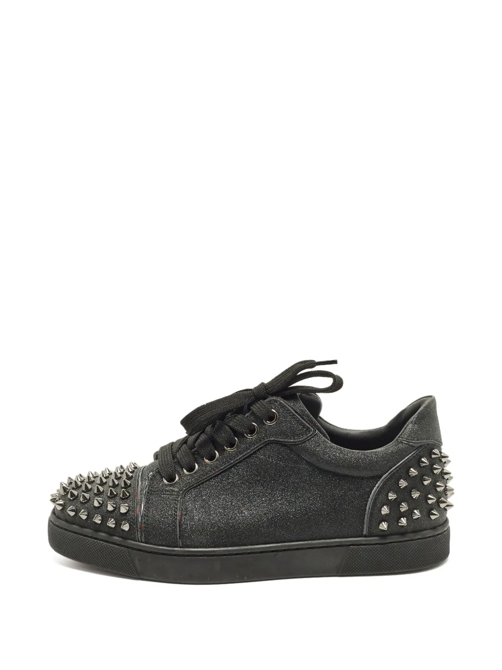 Christian Louboutin Pre-Owned Louis Junior Spikes lace-up sneakers - Schwarz