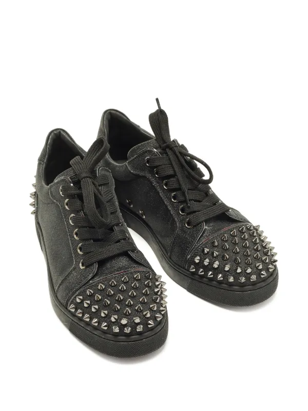 Christian Louboutin Pre-Owned Louis Junior Spikes lace-up Sneakers