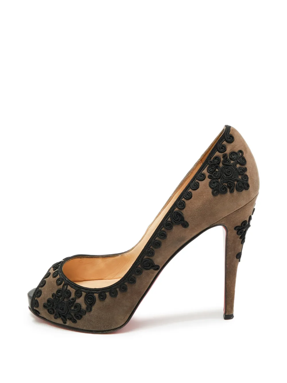 Christian Louboutin Pre-Owned Very Prive Pumps mit Spitze - Grau