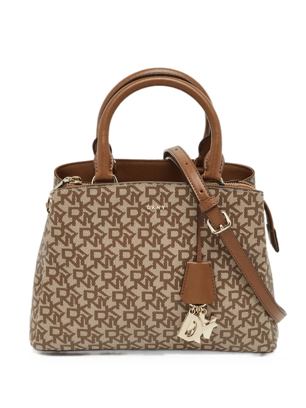 DKNY Vintage Paige monogram-print tote bag - Toni neutri