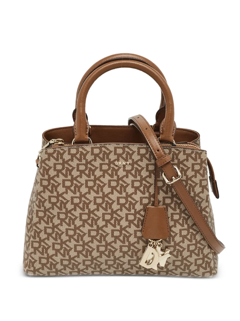 DKNY Vintage Paige monogram-print tote bag - Toni neutri