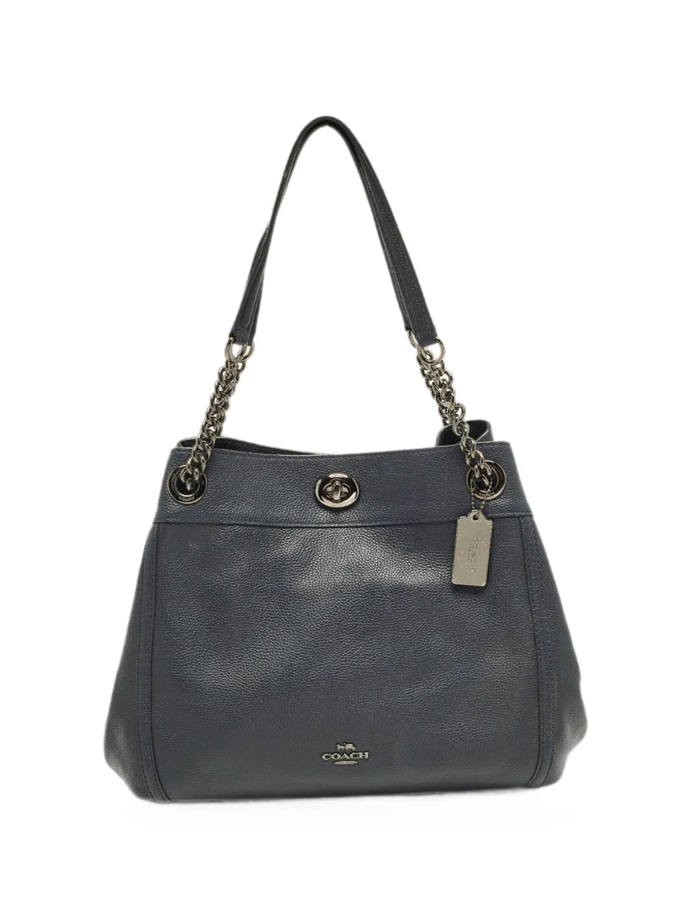 Coach Turnlock Edie shoulder bag - Blu