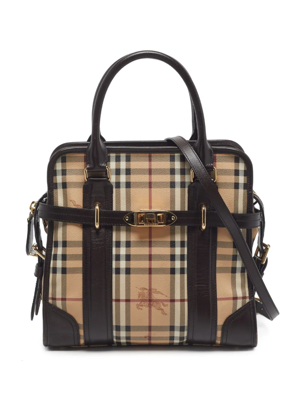 Burberry Pre-Owned Haymarket check Minford tote bag - Toni neutri