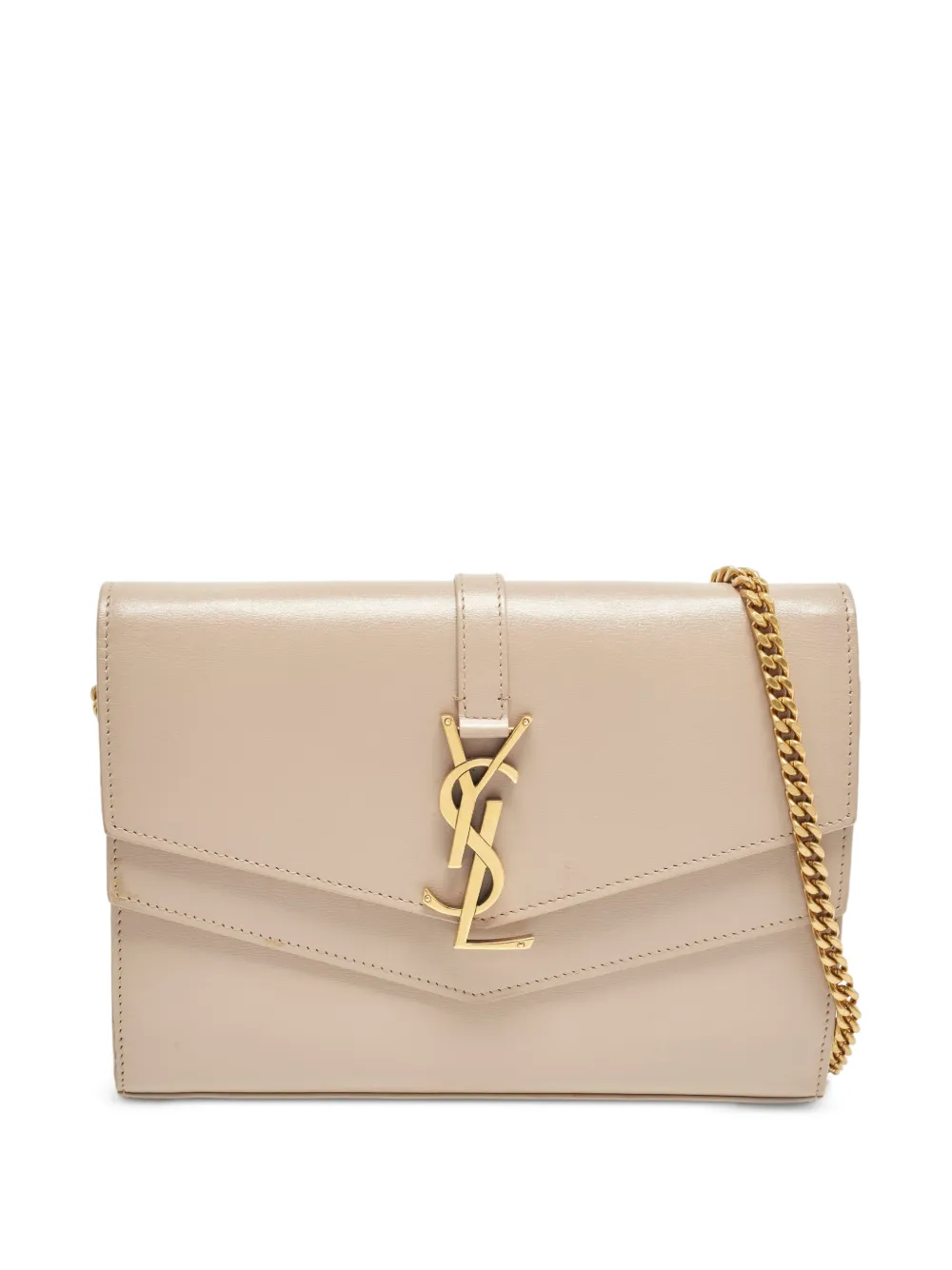 Saint Laurent Pre-Owned Sulpice chain-strap crossbody bag - Toni neutri