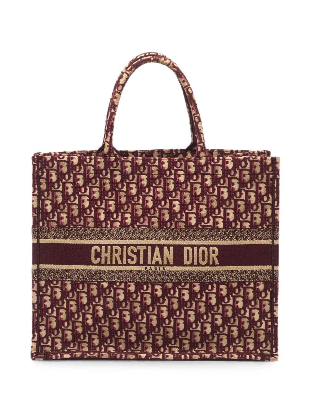 Christian Dior Pre-Owned 2019 large Oblique Book tote bag - Rot