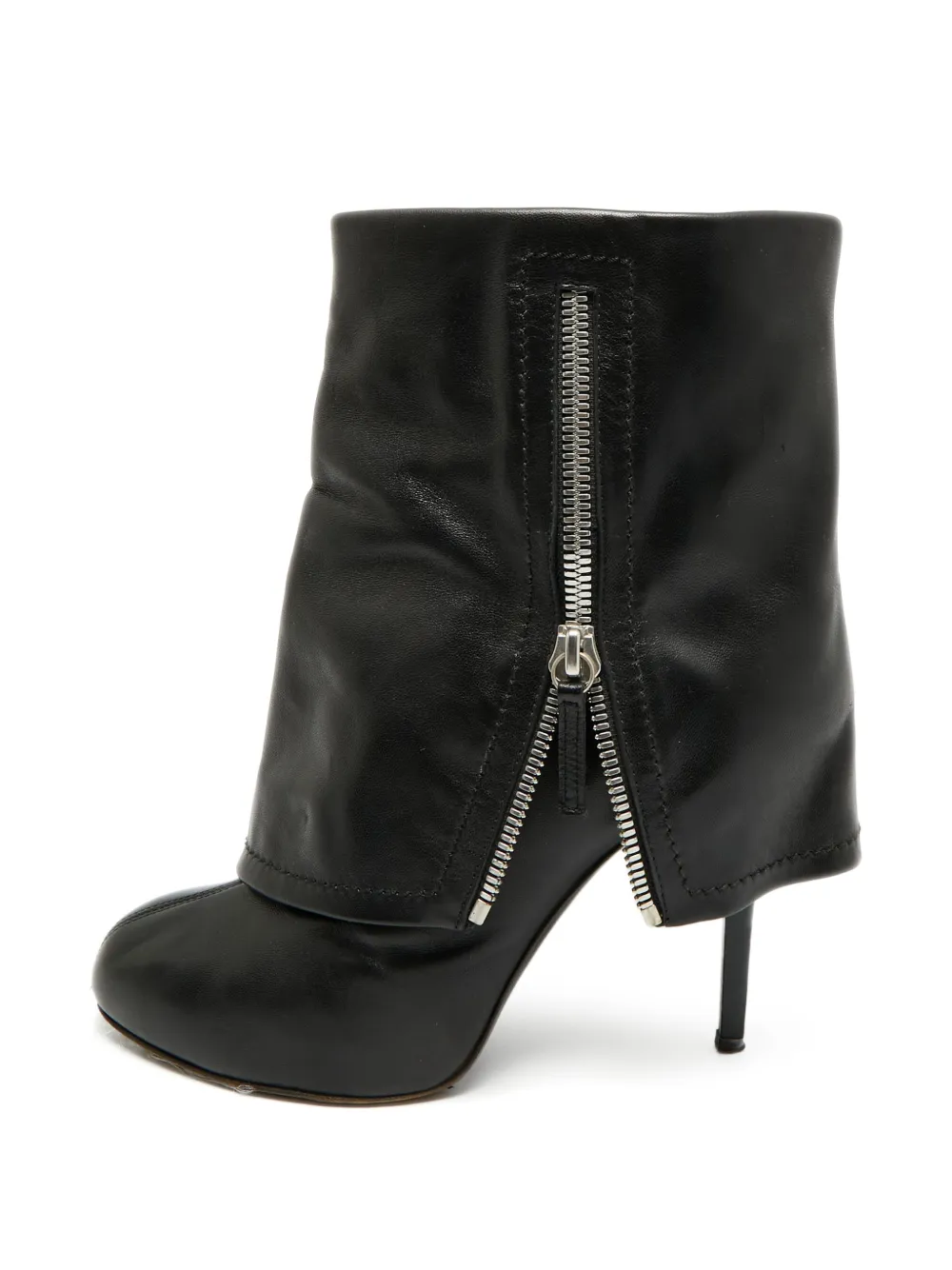 Giuseppe Zanotti Vintage Stivali con zip laterale - Nero