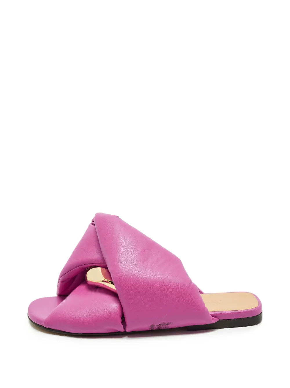 JW Anderson Twist padded sandals - Purple