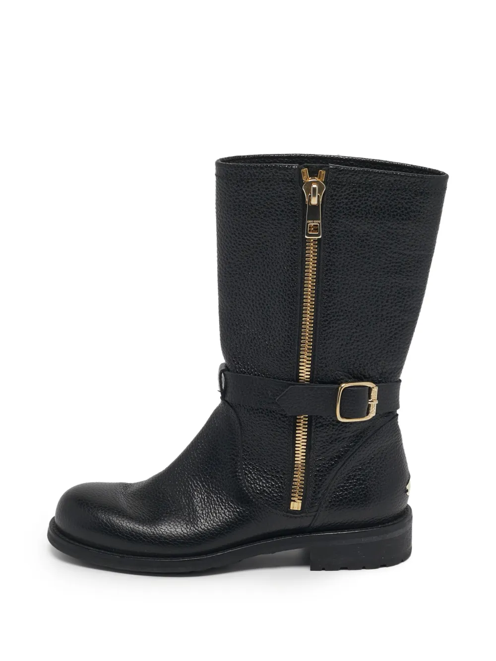 Jimmy Choo Pre-Owned Durum zip-up boots - Schwarz