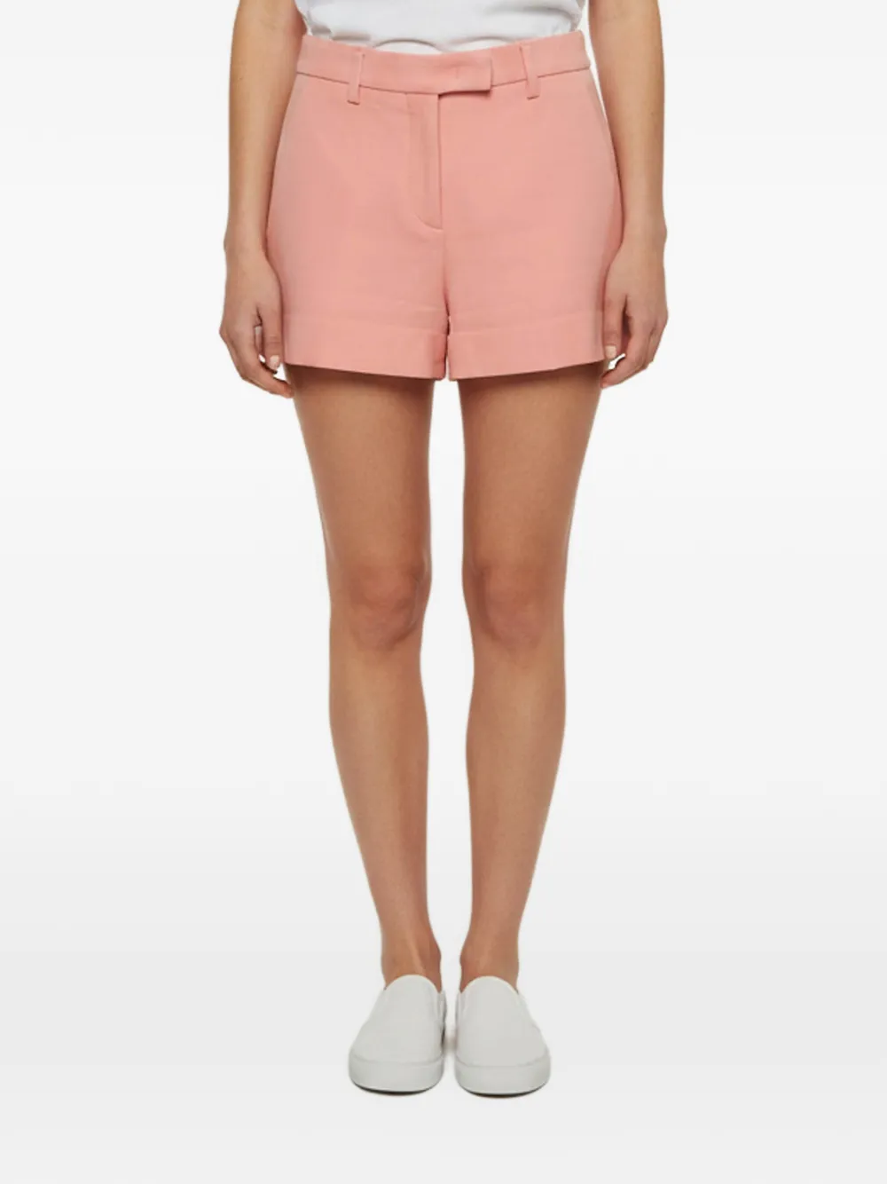 PUCCI Pre-Owned high-waisted crepe shorts - Pink