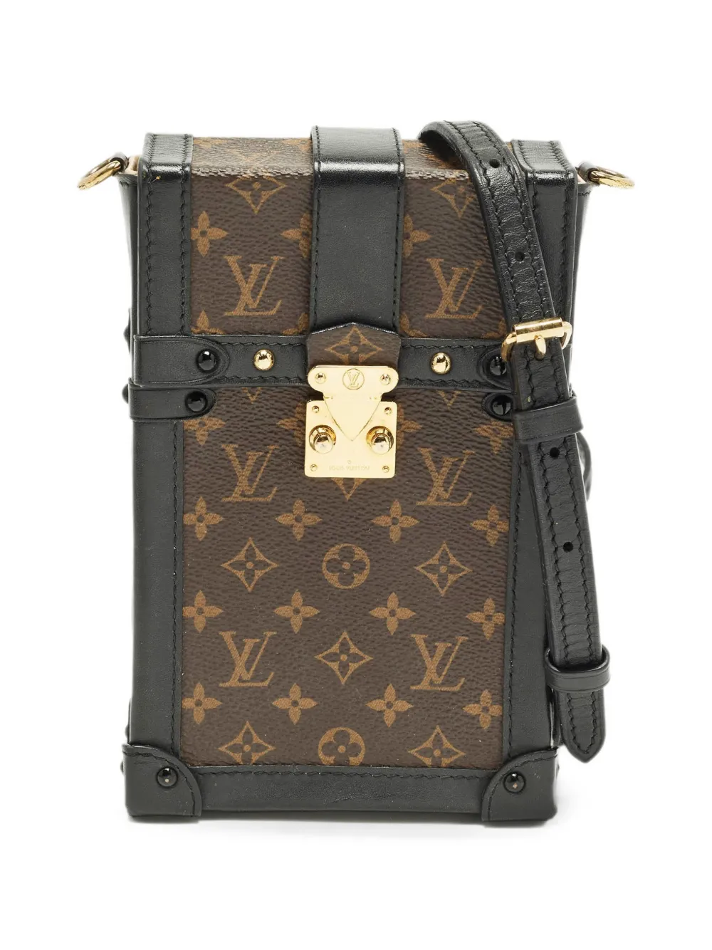 Louis Vuitton Pre-Owned 2019 Monogram Vertical Trunk cross body bag - Brown