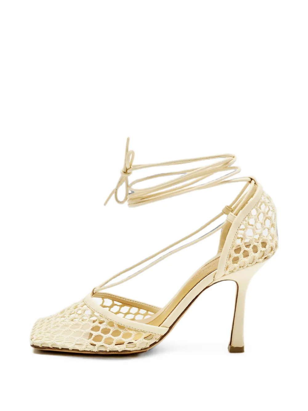 Bottega Veneta Pre-Owned Pumps con nodo alla caviglia - Bianco