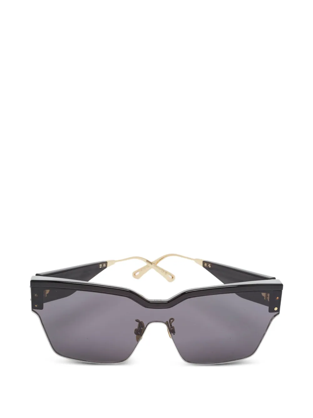 Christian Dior Pre-Owned Club M4U geometric sunglasses - Schwarz