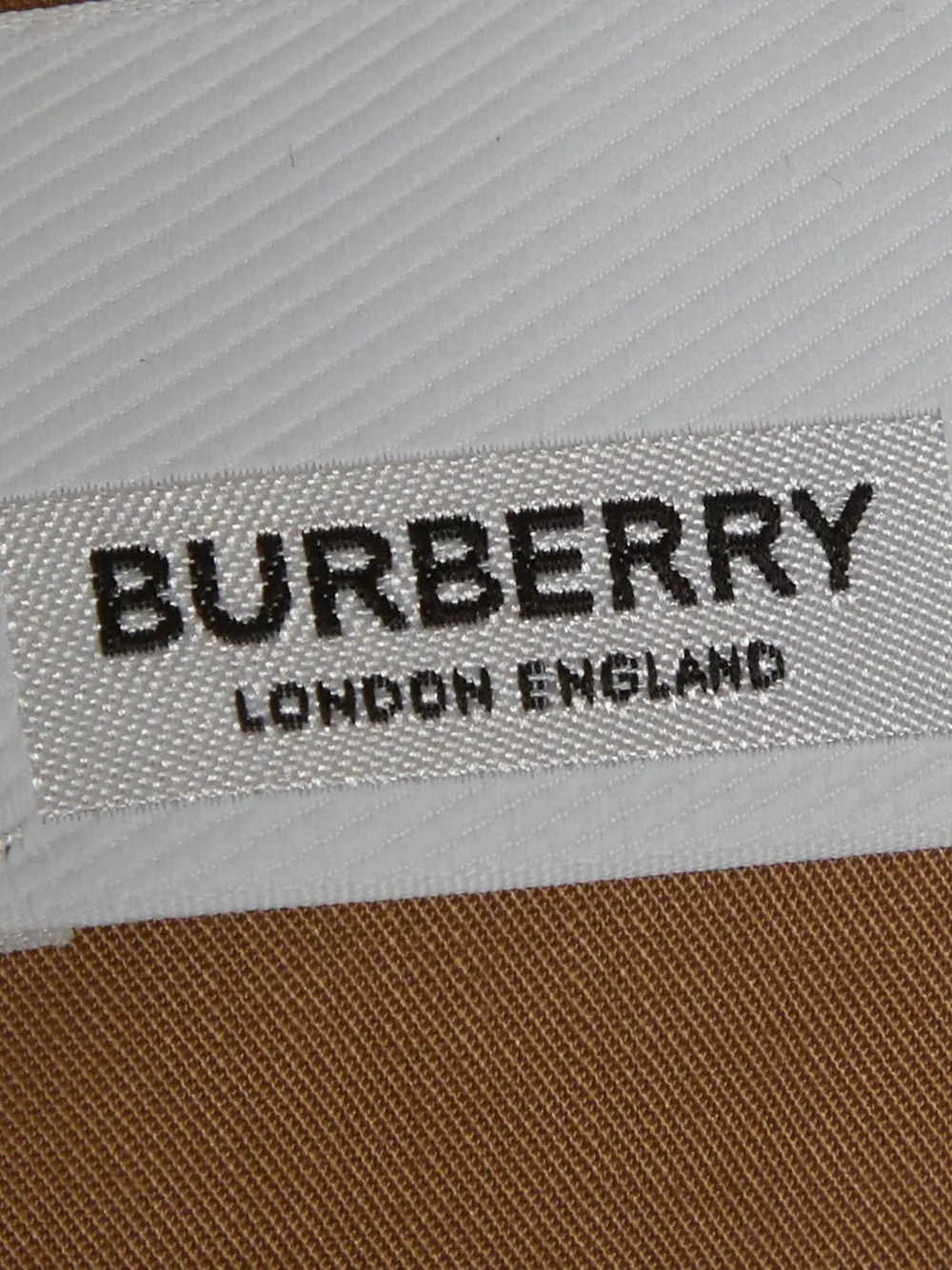 Burberry Pre-Owned Katoenen blousejurk met geborduurd logo Beige
