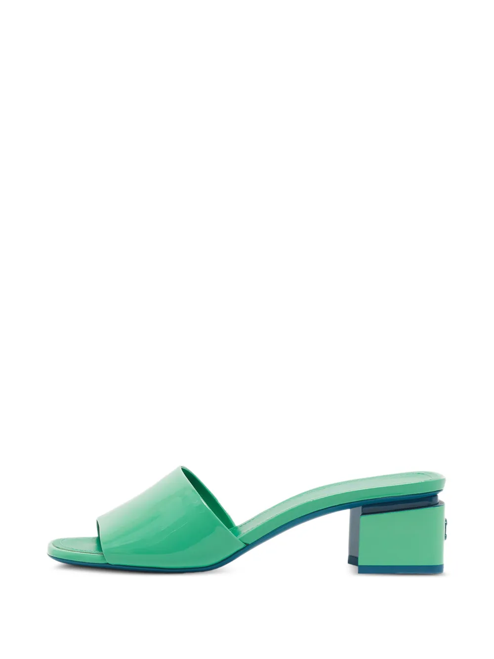 CHANEL Pre-Owned CC-logo leather sandals - Grün