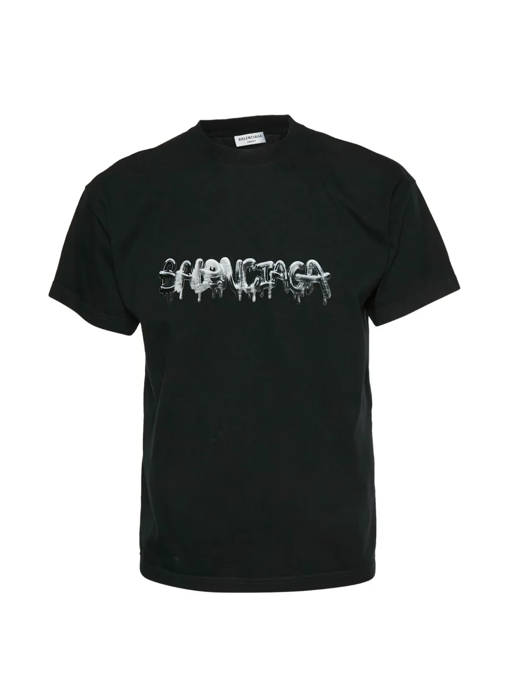 Balenciaga Pre-Owned logo-print jersey T-shirt - Nero