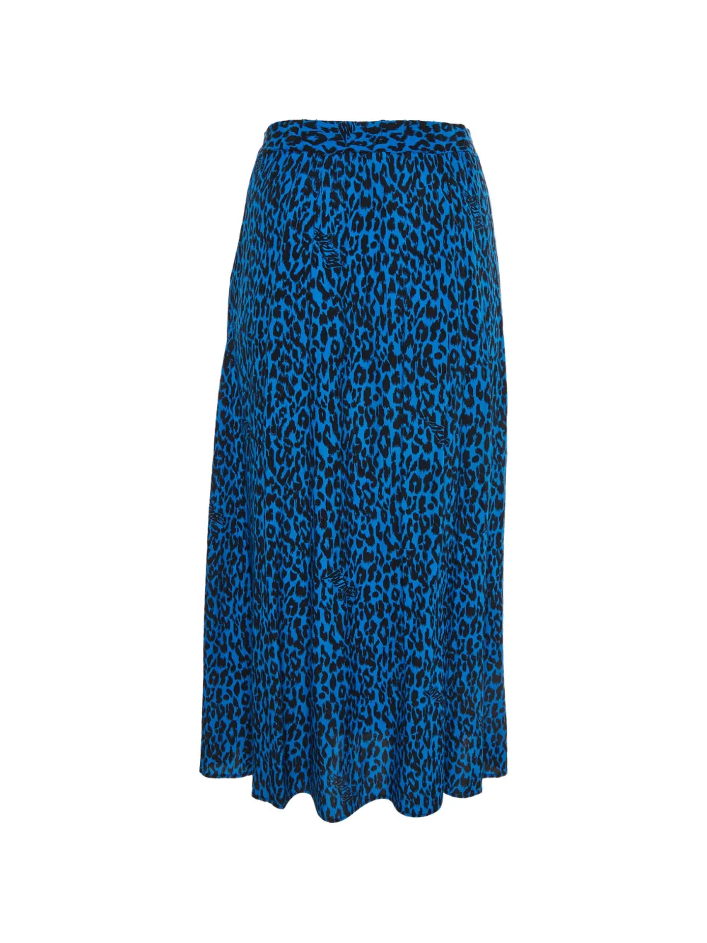 Zadig&Voltaire leopard-print button-front maxi skirt - Blau