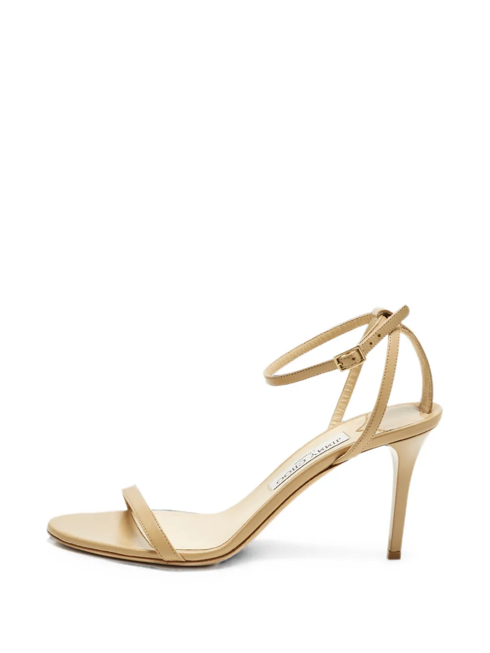 Jimmy Choo Pre-Owned Minny ankle strap sandals - Nude