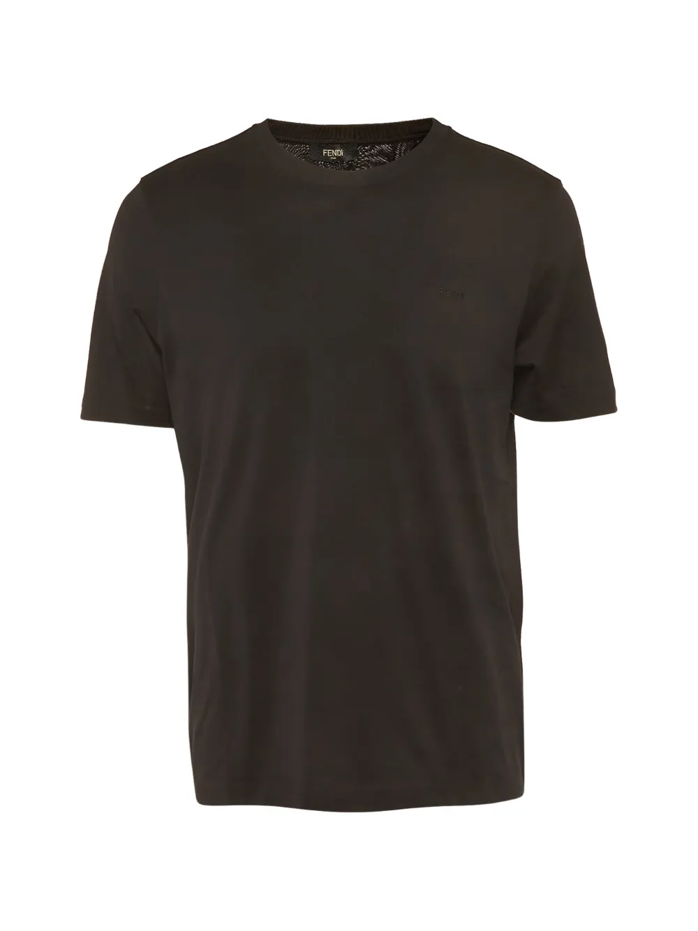 Fendi Pre-Owned logo-detail T-shirt - Nero