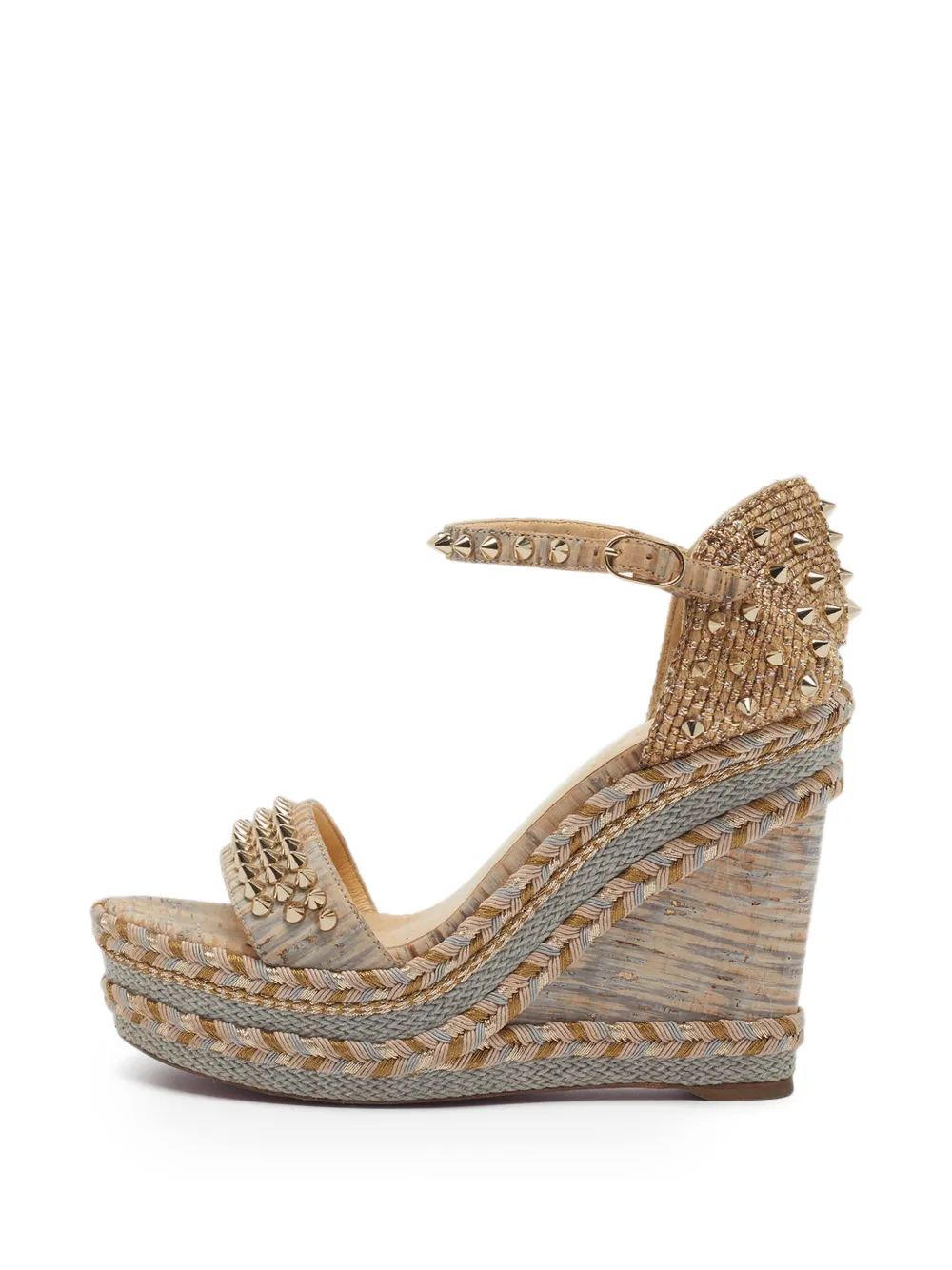 Christian Louboutin Pre-Owned Madmonica espadrilles - Nude