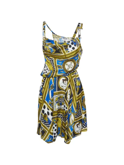 Versus Pre-Owned printed satin dress