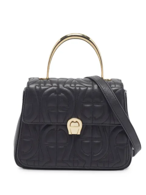 Aigner Vintage Genoveva logo-embossed handbag