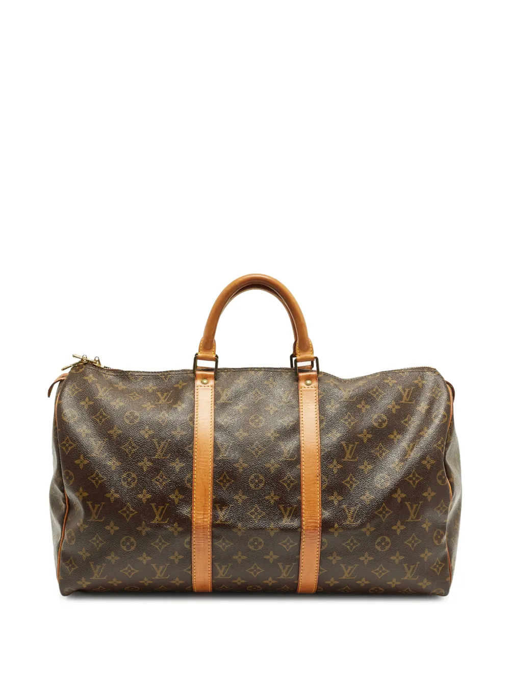 Louis Vuitton Pre-Owned 1990 50 Keepall monogram travel bag - Braun