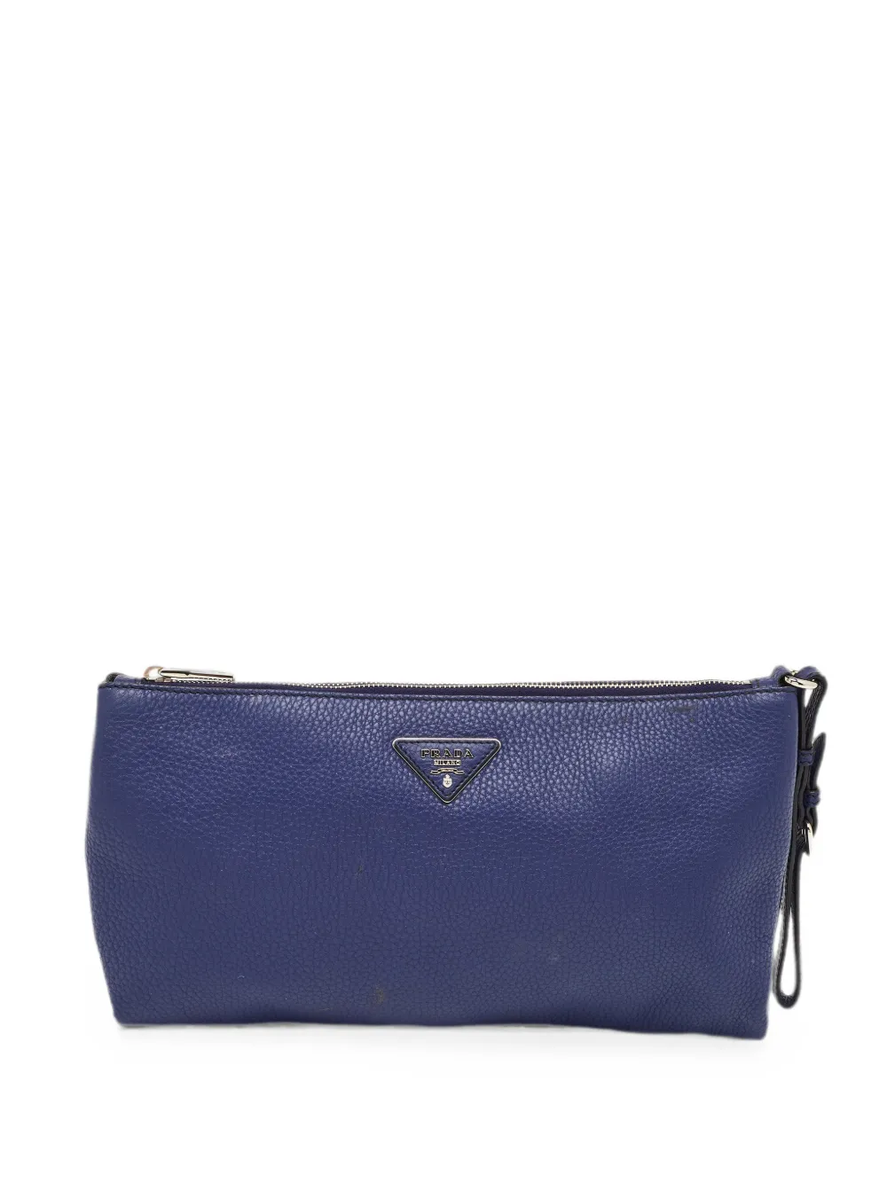 Prada Pre-Owned Daino wristlet clutch bag - Blu