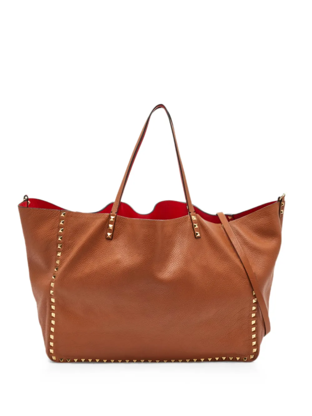 Valentino Garavani Pre-Owned Rockstud reversible tote bag - Brown