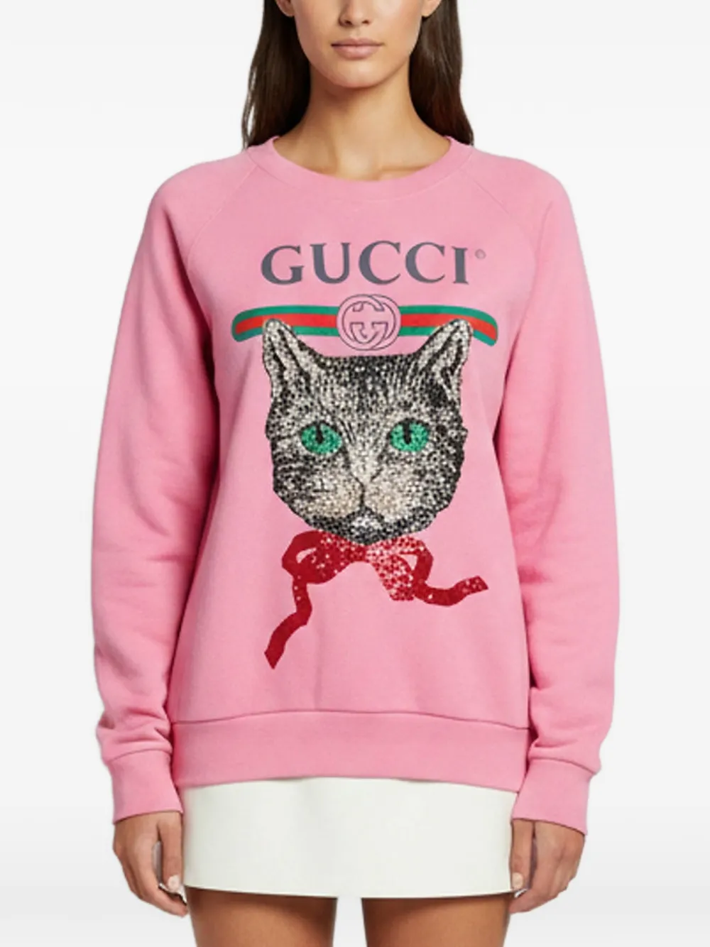Gucci Pre-Owned Mystic Cat sweatshirt - Rosa